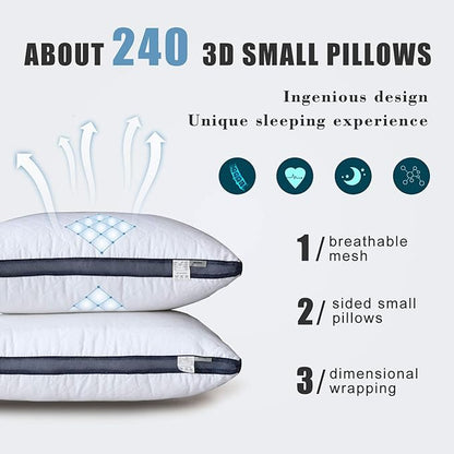 Pillows for Sleeping, Luxury Hotel Pillow,Bed Pillows for Side and Back Sleeper(Body) - LeafyLoom