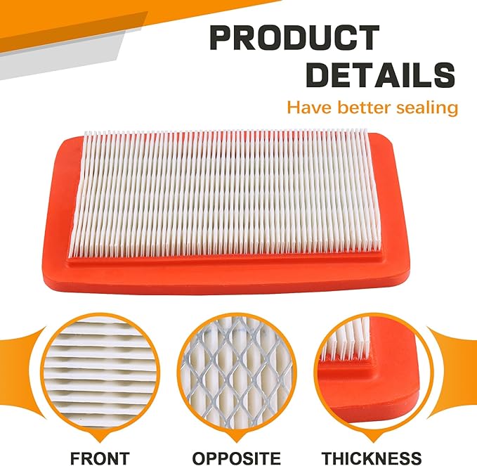 Air Filter Replacement for RedMax Parts T401282310 EBZ8500 EBZ8001 H Parts 512652001 Backpack Blower 170BT 180BF Leaf Blower 570BFS 580BTS - LeafyLoom