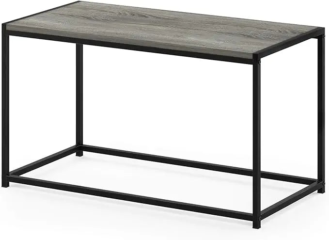 FURINNO Camnus Modern Living Coffee Table, French Oak Grey - LeafyLoom