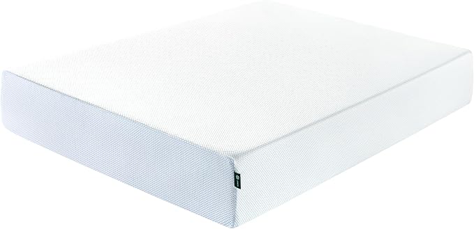 ZINUS 12 Inch Green Tea Cooling Memory Foam Mattress [New Version], Full, Fiberglass free, Medium Firmness, Cooling Gel Foam, Certified Safe Foams & Fabric, Mattress in A Box - LeafyLoom