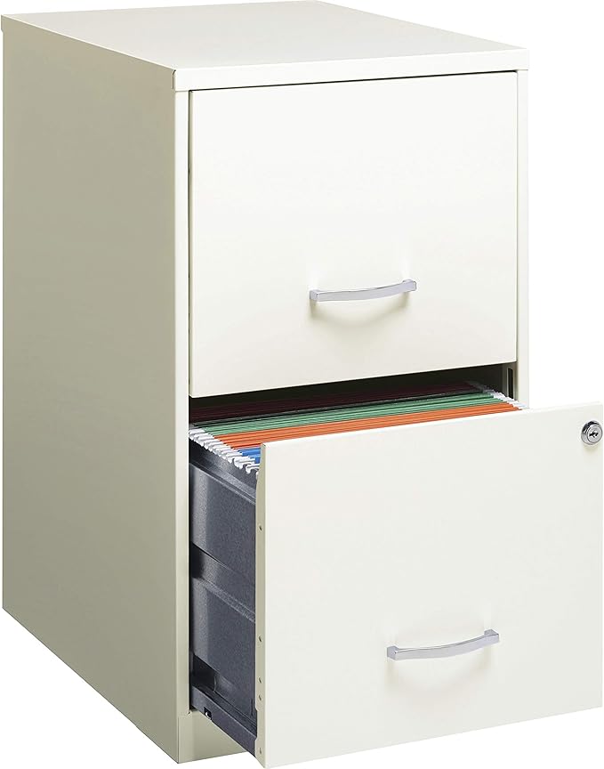 Lorell LLR14341WE - SOHO 18 2-drawer File Cabinet - LeafyLoom