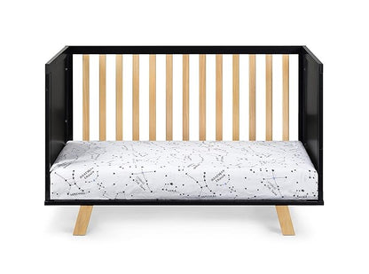 Suite Bebe Livia Convertible Crib in Black & Natural - LeafyLoom