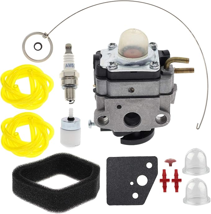 753-05908 Carburetor Air Filter Carb for Craftsman 25cc Handheld Blower Cub Cadet HB425 BV428 Troy-Bilt TB4SC Yard Man YM45SC Gas Blower - LeafyLoom