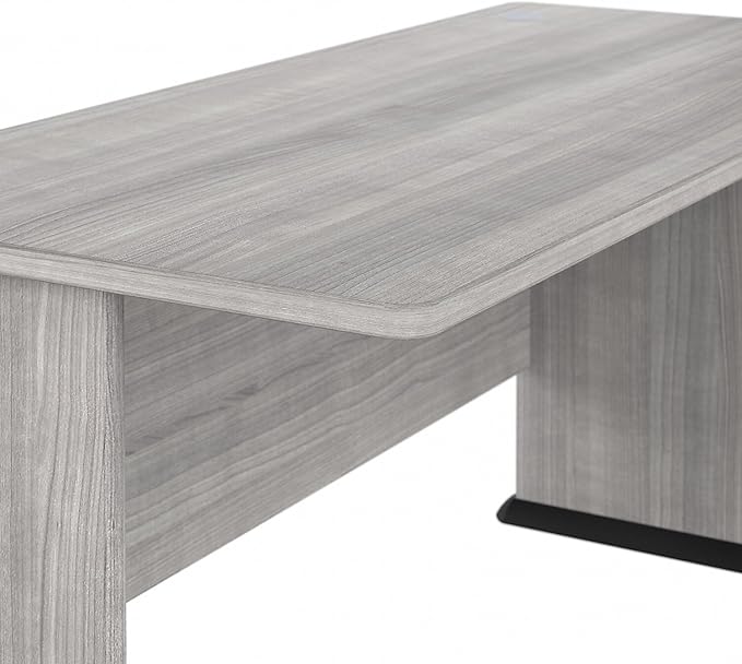 Bush Business Furniture Studio A 60-inch W Computer Desk, Platinum Gray (SDD160PG) - LeafyLoom