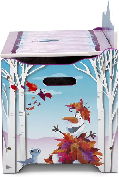 Delta Children Deluxe Toy Box, Disney Frozen II - LeafyLoom