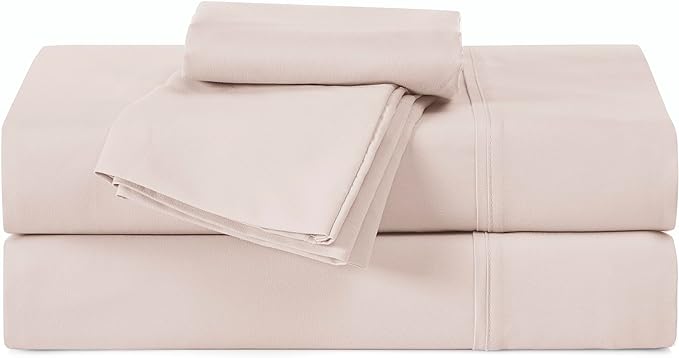 UGG 20928 Alahna Twin XL Bed Sheets and Pillowcases 3-Piece Set Sleep in Luxury Machine Washable Deep Pockets Wrinkle-Resistant Breathable Cozy Comfort Silky Cooling Sheets, Twin XL, Shell - LeafyLoom