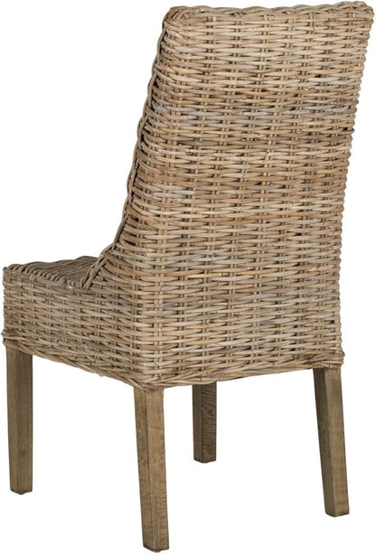 Safavieh Home Collection Suncoast Brown Dining Chair - LeafyLoom