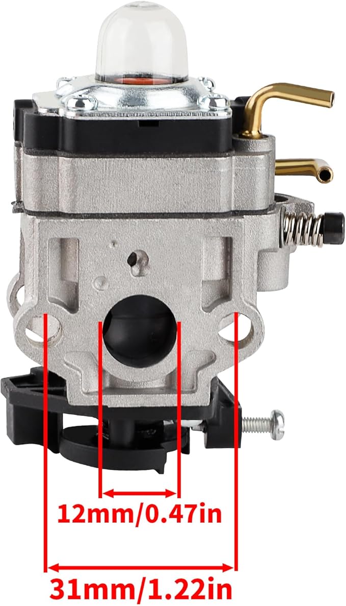 RY38BP 38cc Carburetor for Ryobi 308054129 RY38BP 175 MPH 760 CFM 38cc Gas Backpack Leaf Blower - LeafyLoom