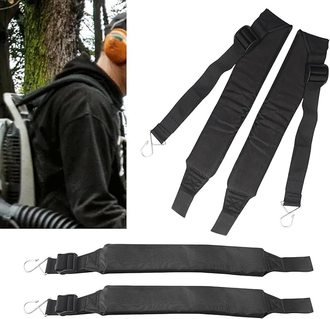 4 Pack 511758401 Backpack Blower Shoulder Straps Compatible with RedMax Models EBZ8500 EBZ7500 EBZ6500 EBZ5150, Replaces 521678901 - LeafyLoom