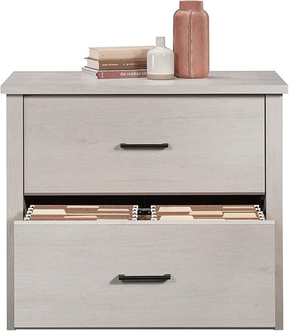 Sauder Summit Station 2-Drawer Lateral File Cabinet, L: 33.86" x W: 20.87" x H: 29.02", Glacier Oak - LeafyLoom