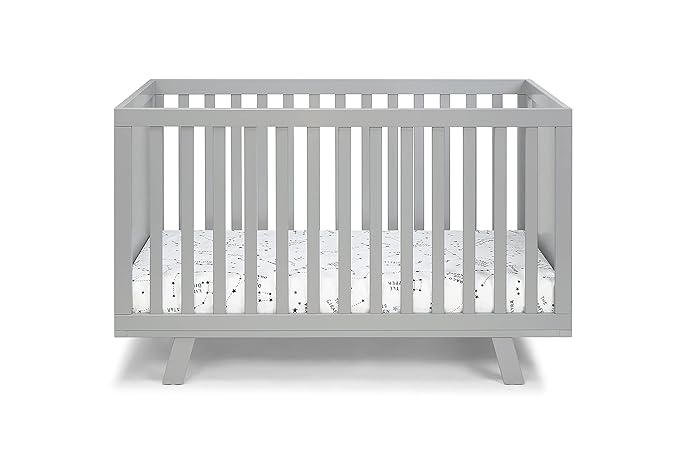 Suite Bebe Livia Convertible Crib in Gray & Gray - LeafyLoom