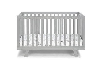 Suite Bebe Livia Convertible Crib in Gray & Gray - LeafyLoom