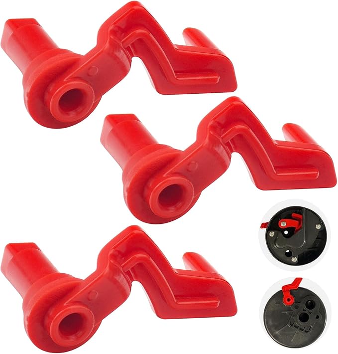 DECKMAN 576594801 Choke Levers Part for Blower EBZ7500, EBZ8500, RedMax, Echo, Husqvarna 570BTS, 570BFS, 580BTS, 580BF,S EBZ7500, EBZ8500 Blower, Stihl FS110, FS110R FS55RC Trimmer 3 Pack - LeafyLoom