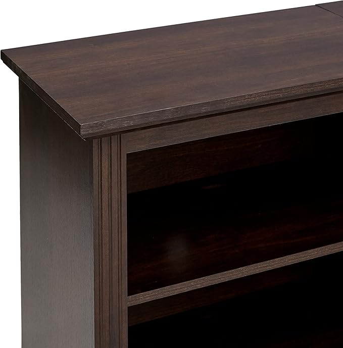 Rockpoint 70inch Modern TV Stand Storage Media Console Entertainment Center for TVs up to 80,Espresso - LeafyLoom