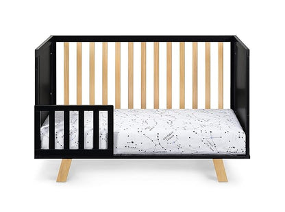 Suite Bebe Livia Convertible Crib in Black & Natural - LeafyLoom