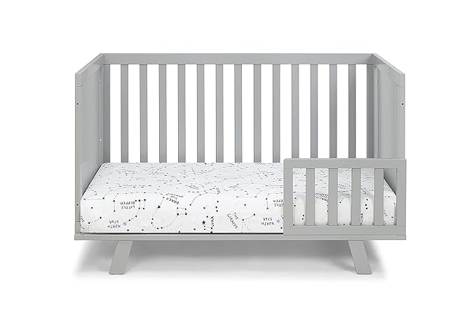 Suite Bebe Livia Convertible Crib in Gray & Gray - LeafyLoom