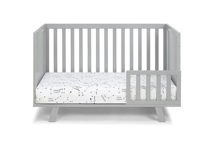 Suite Bebe Livia Convertible Crib in Gray & Gray - LeafyLoom