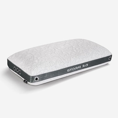 Bedgear Storm King Performance Pillow - Size 3.0 - Cooling Bed Pillow for Hot Sleepers - Medium Pillow for All Sleep Positions, Hypoallergenic, Washable & Removable Cover - 20" W x 36" L x 6.50" H - LeafyLoom