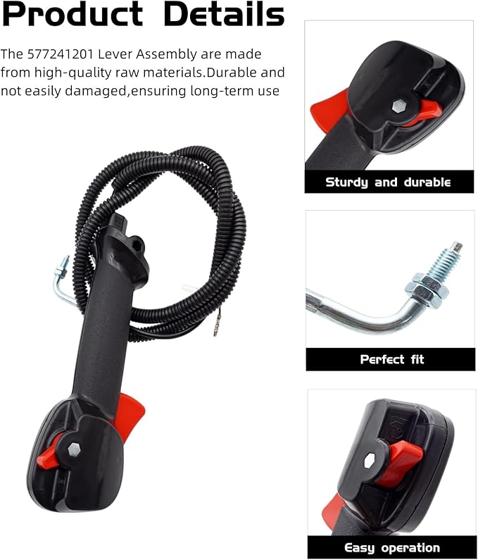 Throttle Control Lever Assembly Fits for Redmax Backpack Leaf Blowers,for EBZ6500RH EBZ7500RH EBZ8500RH,Replace part number 577241201-1 year warranty ﻿ - LeafyLoom