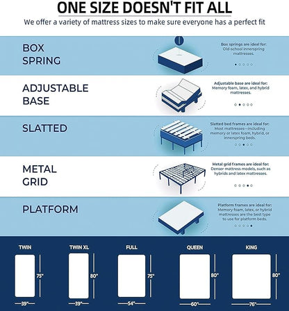 King Mattress,12 Inch Hybrid King Size Mattress in a Box,Mattresses with Memory Foam and Pocket Spring,Soft and Comfort White King Mattress,Non-Fiberglass,Medium Firm. - LeafyLoom