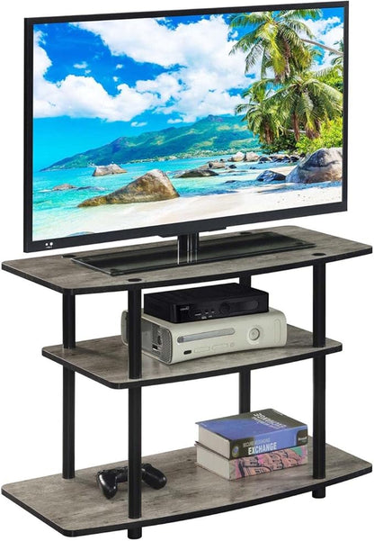 Convenience Concepts Designs2Go 3 Tier TV Stand, 31.5", Faux Birch/Black - LeafyLoom