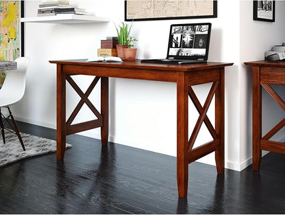 AFI Mission Writing Desk, Walnut - LeafyLoom