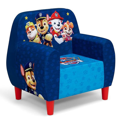 Delta Children PAW Patrol Foam Chair for Kids, Blue - LeafyLoom