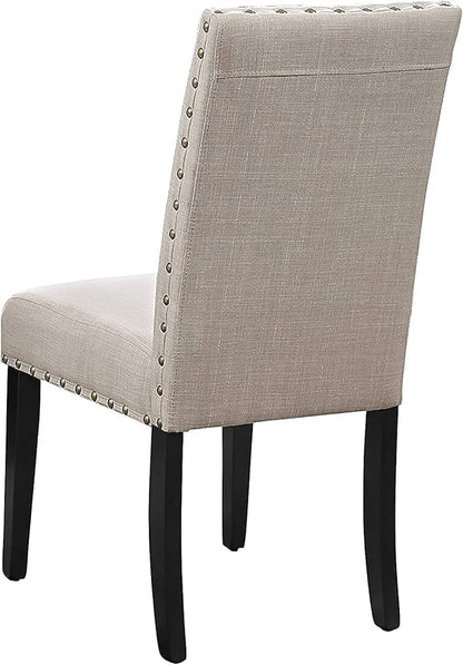 New Classic Furniture Crispin Dining Chair, Set of 2, Natural - LeafyLoom