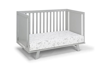 Suite Bebe Livia Convertible Crib in Gray & Gray - LeafyLoom