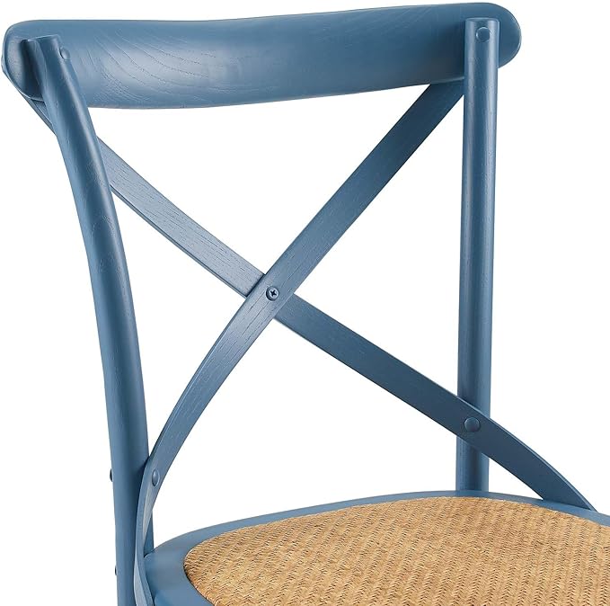 Modway Gear Dining Side Chair, Harbor 21 x 19.5 x 34.5 - LeafyLoom