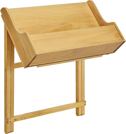 Linon Mable Folding Desk, Natural - LeafyLoom