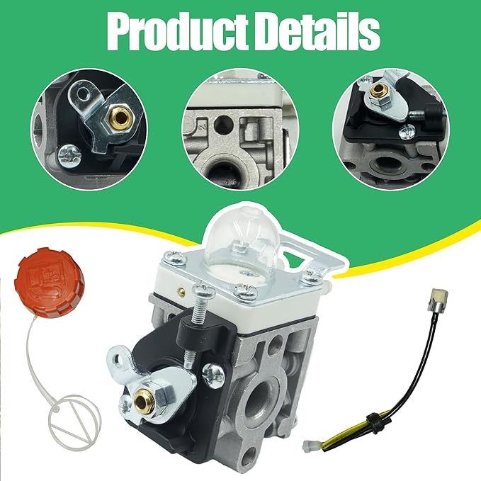 A021004700 A021000722 A021000723 New Carburetor Kits with Air Filter Fits for Echo PB-2520 Leaf Blower Replaces A021004700 A021000722 A021000723 - LeafyLoom