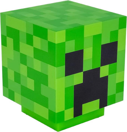 Paladone Minecraft Creeper Desk Light with Official Creeper Sounds, Handheld Night Light for Kids Room or Gamer Décor - Licensed Minecraft Gifts - LeafyLoom