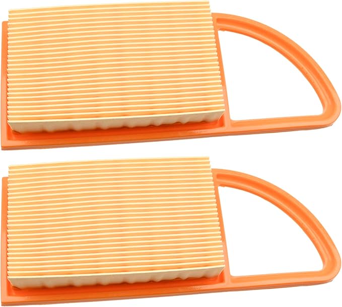 FitBest 2 Pack Air Filter for Stihl Backpack Blower BR500 BR550 BR600 BR700 replaces Part# 4282 141 0300 Pack of 2 Orange - LeafyLoom