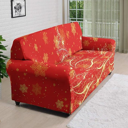 FKELYI Easy Going Stretch Sofa Slipcover Christmas Tree Sofa Couch Cover Washable Sofa Slipcovers Comfortable Furniture Protector XL FKELYI