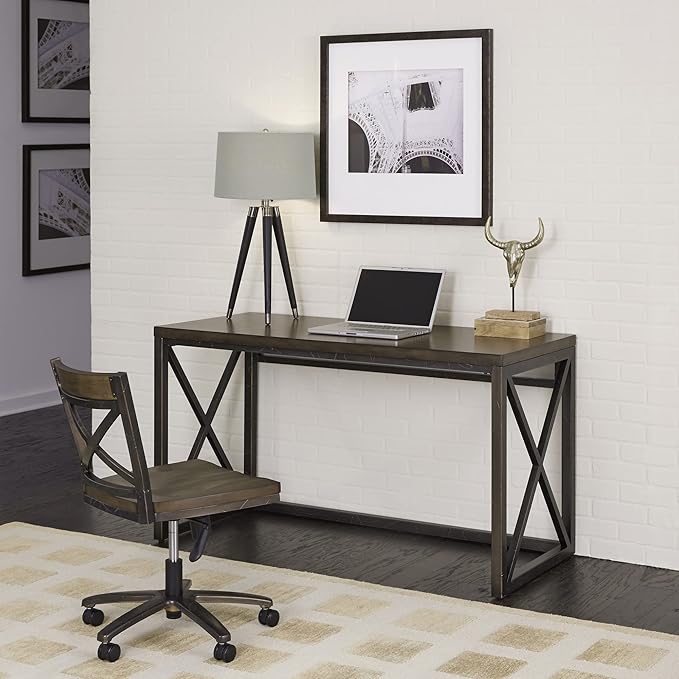 Xcel Cinnamon Finish Office Desk by Home Styles - LeafyLoom