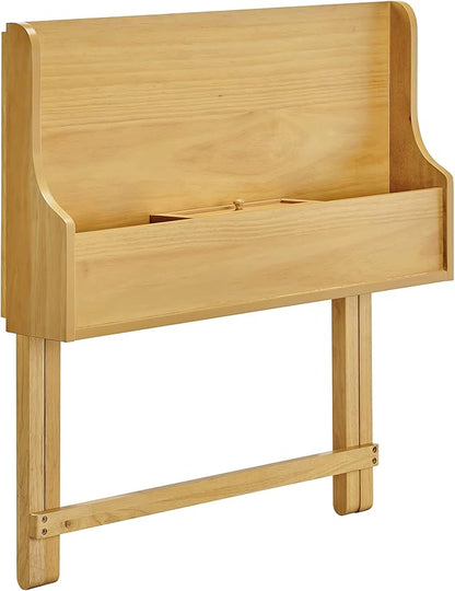 Linon Mable Folding Desk, Natural - LeafyLoom