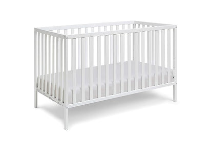 Suite Bebe Palmer 3 in 1 Convertible Crib - Quick Ship, White - LeafyLoom