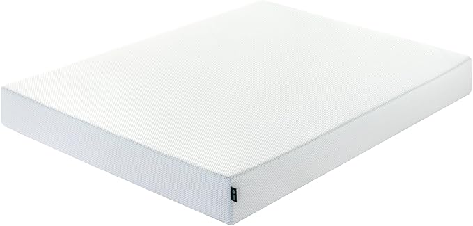 ZINUS 8 Inch Green Tea Cooling Memory Foam Mattress [New Version], Short Queen, Fiberglass free, Medium Firmness, Cooling Gel Foam, Certified Safe Foams & Fabric, Mattress in A Box - LeafyLoom