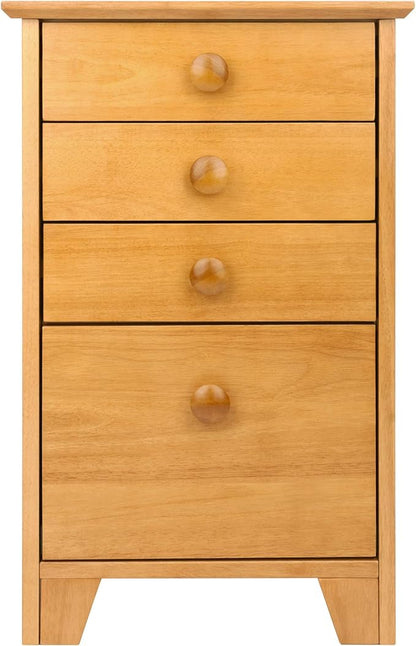 Winsome Studio File Cabinet, Honey - LeafyLoom