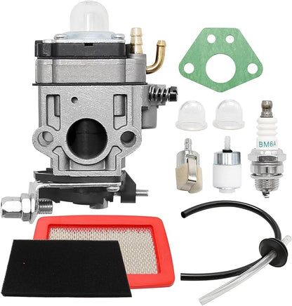 WYK-66 Carburetor with 544271501 Air Filter Replacement for RedMax Backpack Leaf Blower EB4300 EB4400 EB4401 EB431 EB7000 EB7001 - LeafyLoom