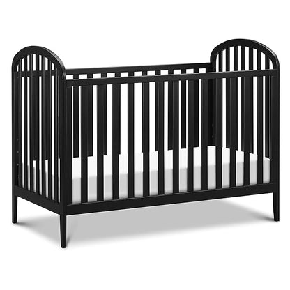 DaVinci Beau 3-in-1 Convertible Crib in Ebony, Greenguard Gold Certified - LeafyLoom