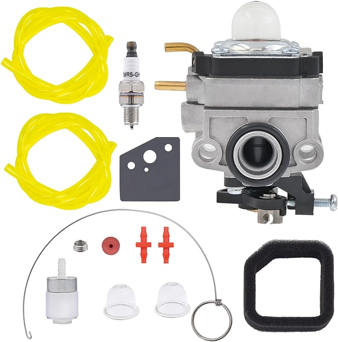 753-05908 Carburetor Kit for Troy-Bilt TB4SC Yard Man YM45SC Fits HB425 BV428 Craftsman 4-Cycle 25cc Handheld Blower Gas Blower Carb - LeafyLoom