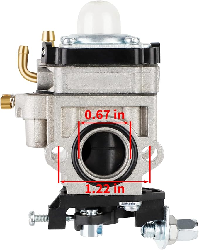 Pro PR46BT Carburetor for Poulan Pro PR46BT PR48BT 46cc 48cc Gas Backpack Blower BP400 BP402 Blower Carburetor for RedMax EB7000 EB7001 EB4300 EB4400 EB4401 Leaf Blower Parts - LeafyLoom