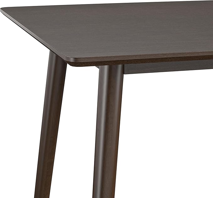 Novogratz Brittany, Walnut Desk - LeafyLoom