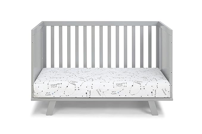 Suite Bebe Livia Convertible Crib in Gray & Gray - LeafyLoom