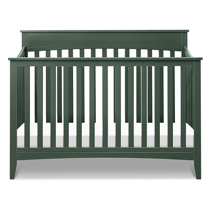 DaVinci Grove 4-in-1 Convertible Crib in Forest Green, Greenguard Gold Certified - LeafyLoom