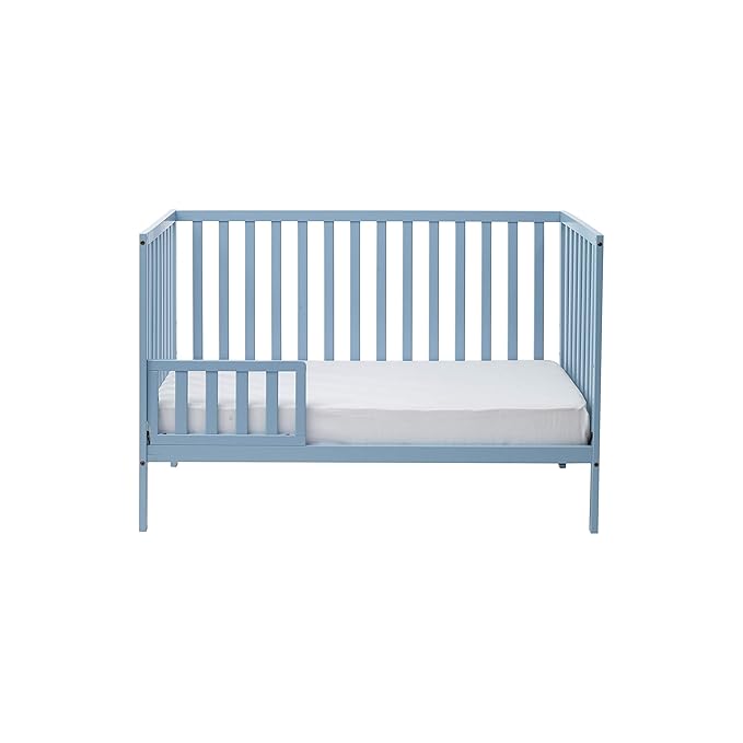 Suite Bebe Palmer 3 in 1 Convertible Crib - Quick Ship, Baby Blue - LeafyLoom