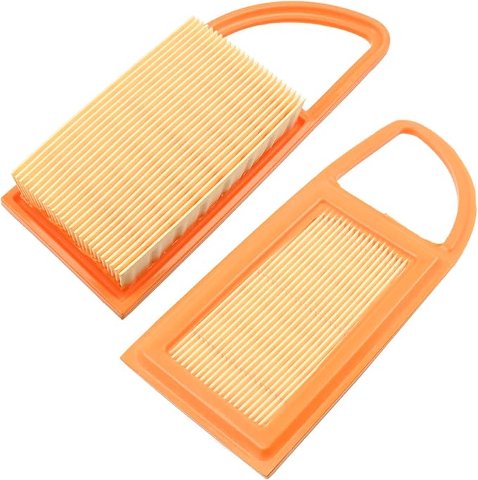 FitBest 2 Pack Air Filter for Stihl Backpack Blower BR500 BR550 BR600 BR700 replaces Part# 4282 141 0300 Pack of 2 Orange - LeafyLoom