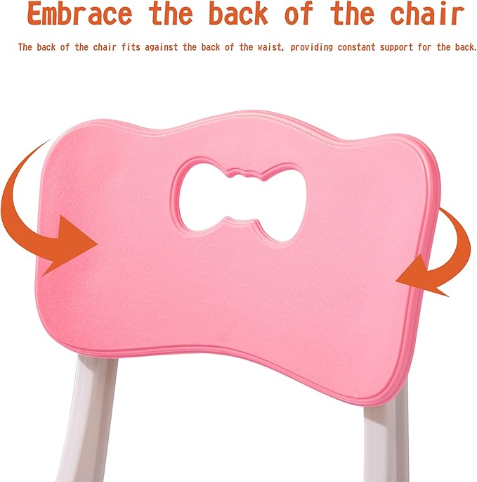 Kids' Desk Chairs Adjustable Height is Suitable for Children's Chairs Used in Families, Schools and Day-Care Between 2-10 Years Old The Max Bearing Capacity is 220LB(6PCS-Beige) - LeafyLoom